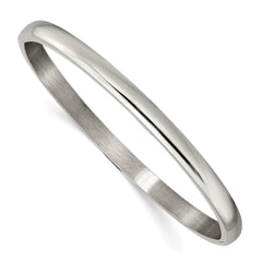 Chisel Titanium Polished 5mm Hinged Bangle