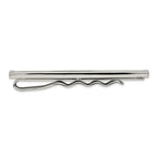 Chisel Titanium Brushed and Polished Tie Bar