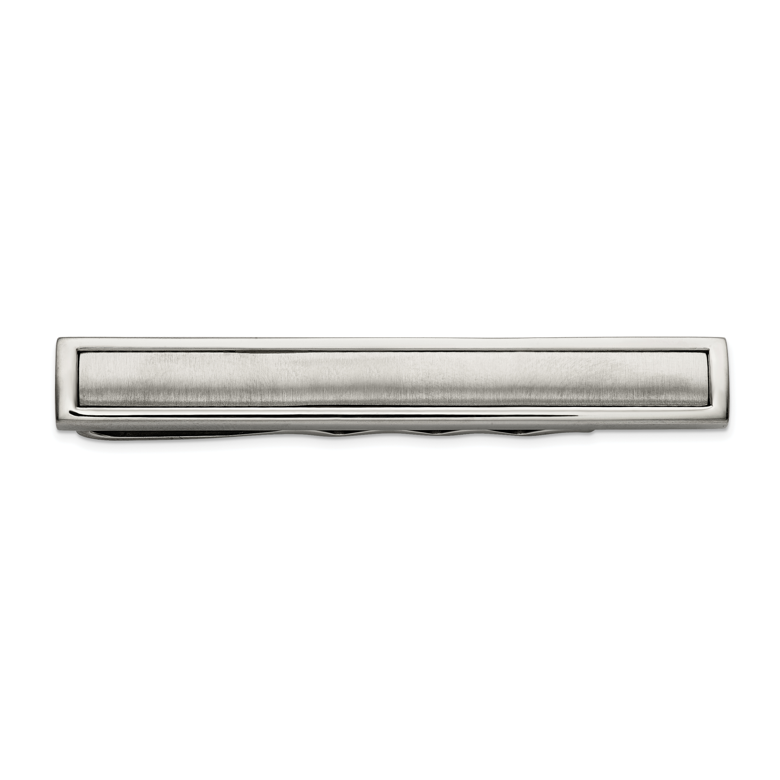 Chisel Titanium Brushed and Polished Tie Bar Main image