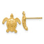 14k Sea Turtle Post Earring