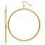 14k Tube Hoop Dangle Earrings
