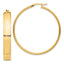 14k High Polished 7mm Hoop Earrings