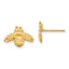 14K D/C Bee Post Earrings