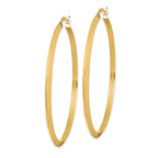 14K Polished Hoop Earrings
