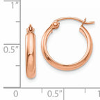 14k Rose Gold Hoop Earrings