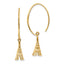 14K Eiffel Tower Dangle Earrings