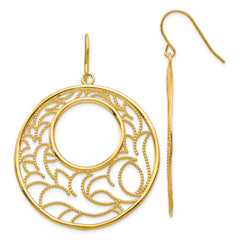 14K Circle Earrings