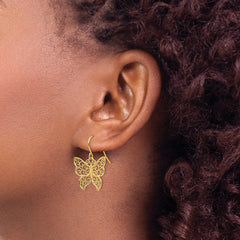 14K Butterfly Earrings