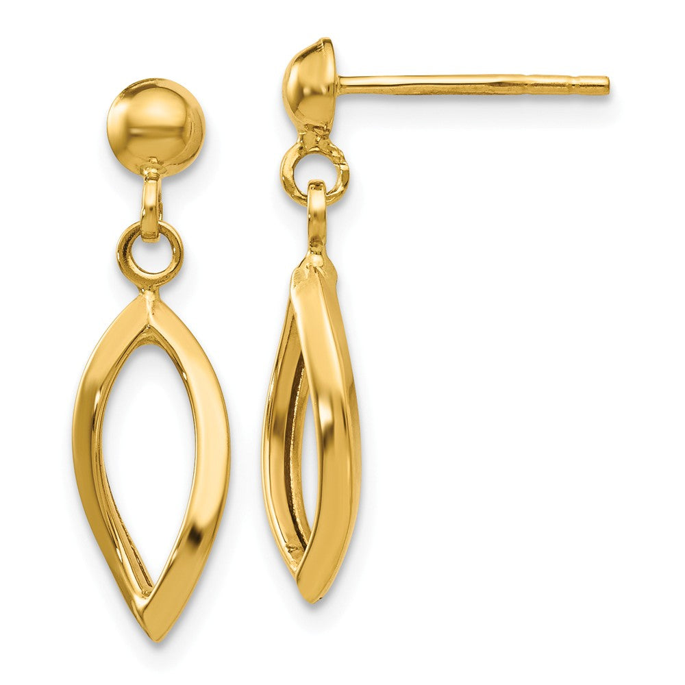 14K Post Dangle Earrings