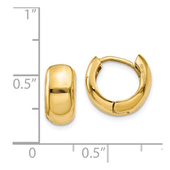 14K Hinged Hoop Earrings