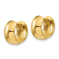 14K Round Hinged Hoop Earrings