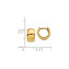 14K Hinged Hoop Earrings