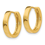 14K Round Hinged Hoop Earrings