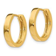 14K Round Hinged Hoop Earrings
