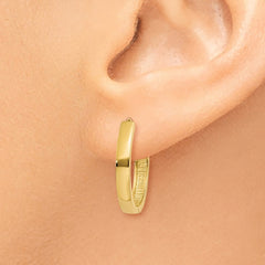 14K Hinged Hoop Earrings