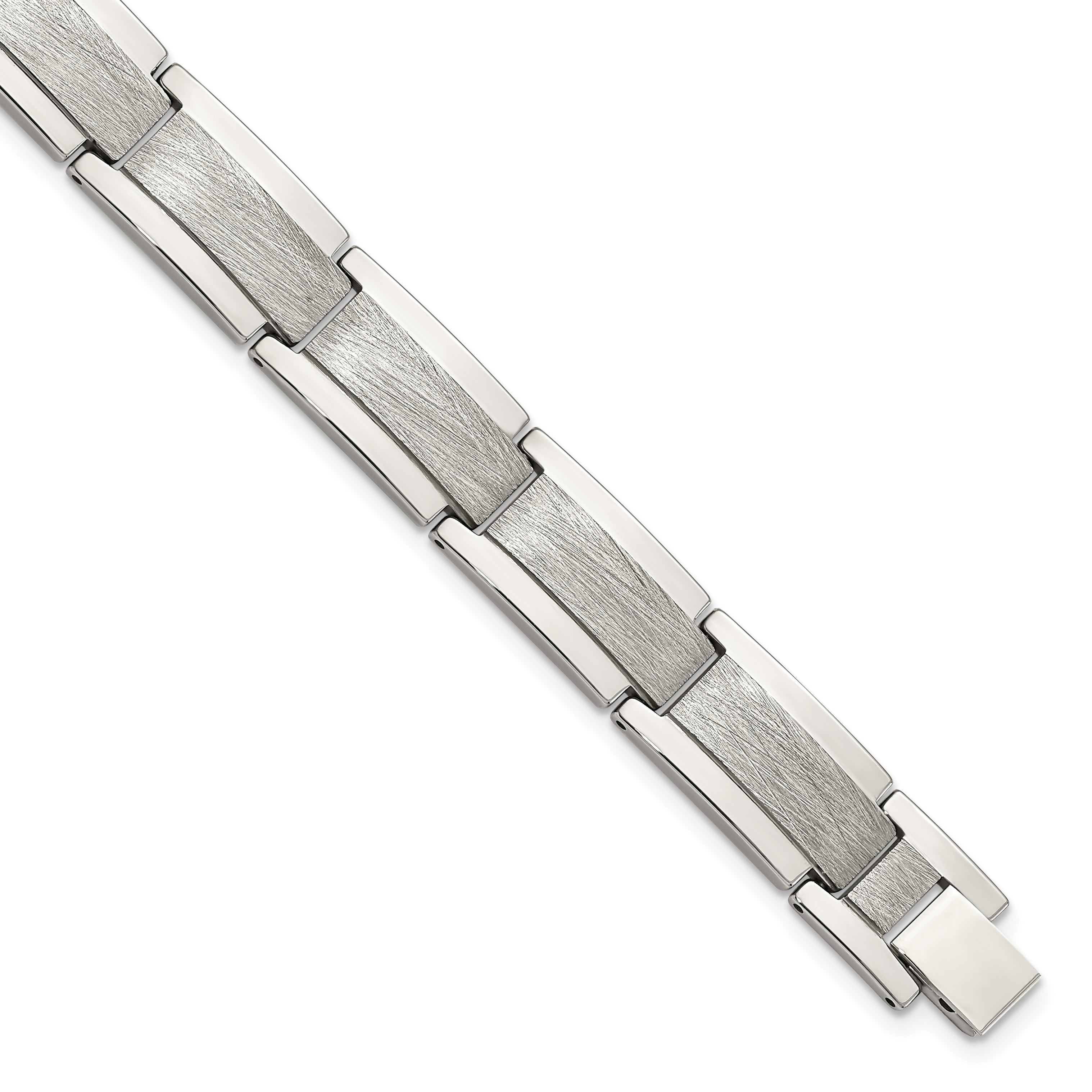 Chisel Tungsten Polished and Satin 8.25 inch Bracelet Main image