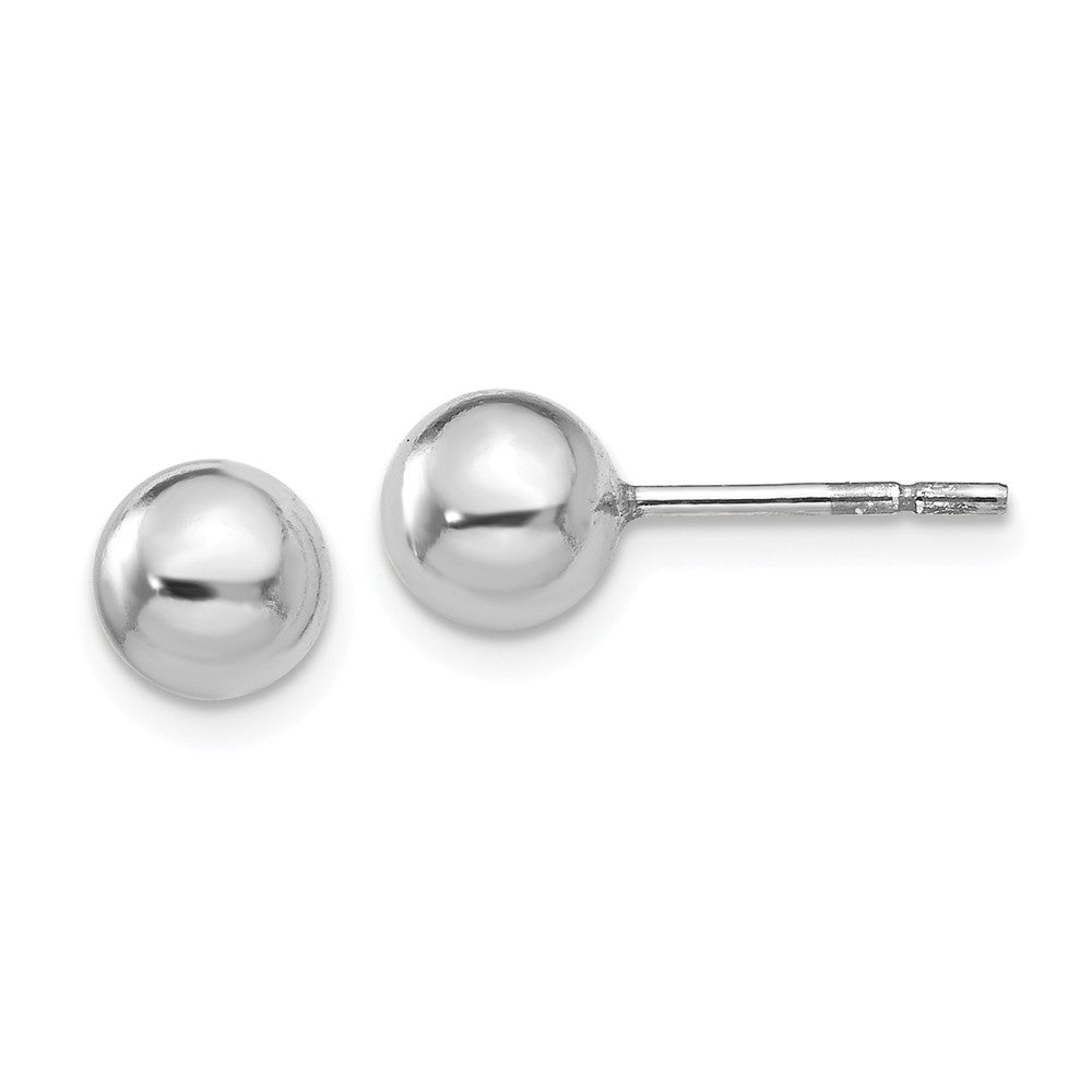 Sterling Silve 6mm Polished Ball Post Earrings