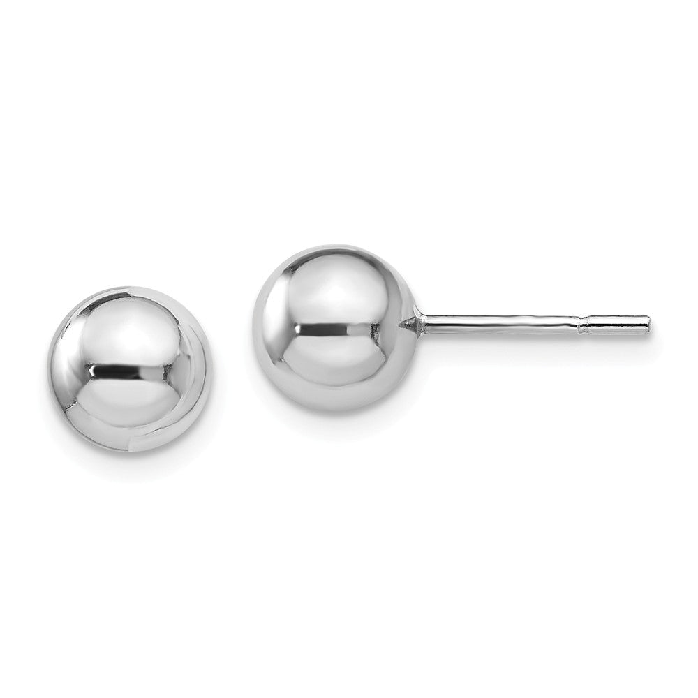 Sterling Silve 7mm Polished Ball Post Earrings Main image