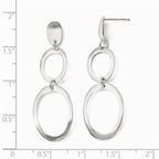 Leslie's Sterling Silver Polished Post Dangle Earrings