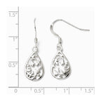 Leslie's Sterling Silver Polished Shepherd Hook Dangle Earrings