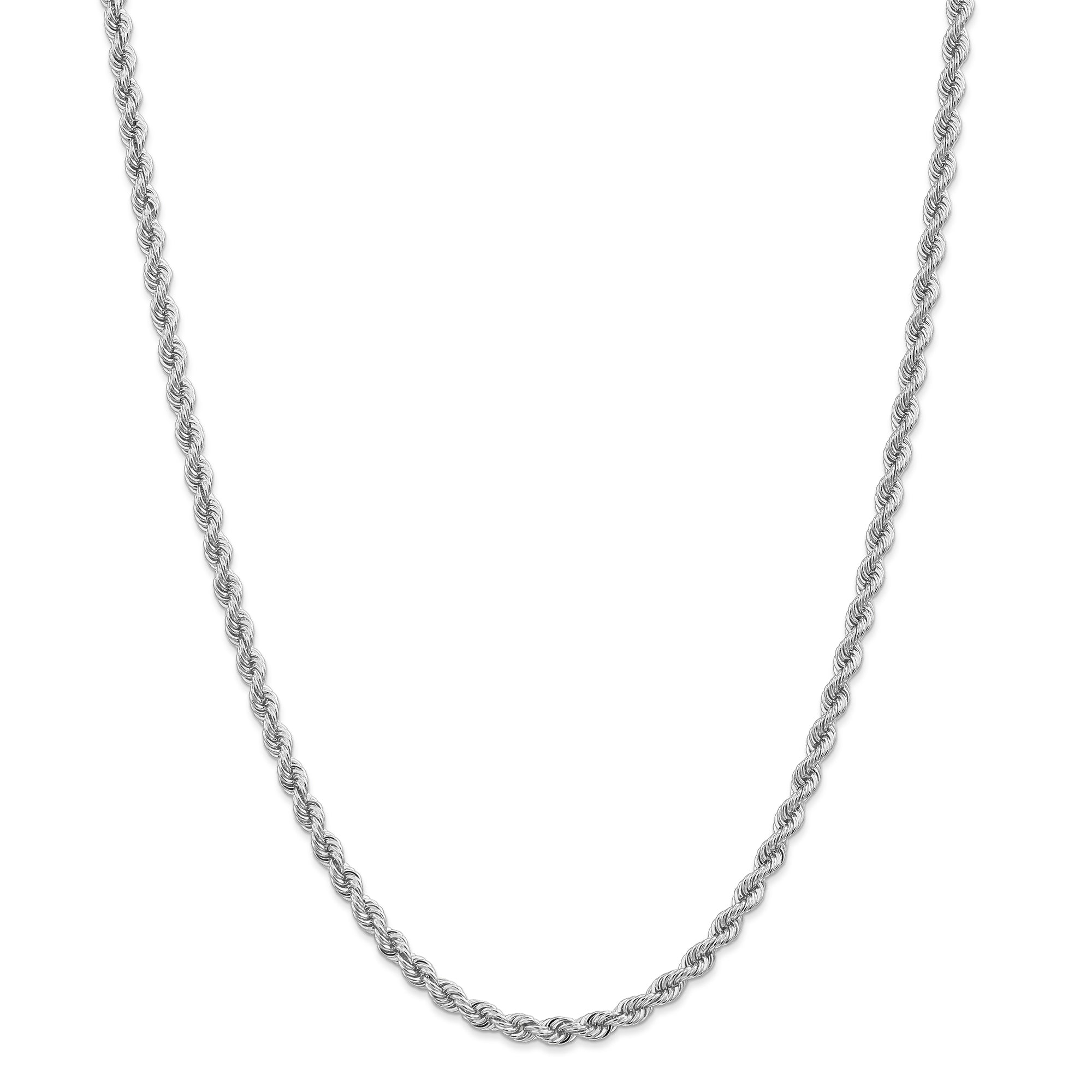 14K WG 4.0mm Regular Rope Chain Main image