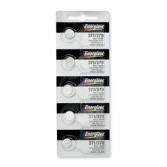 Pkg/(5) Type 371/370 Energizer Watch Batteries Tear Strip