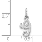 14Kw Casted Initial G Charm