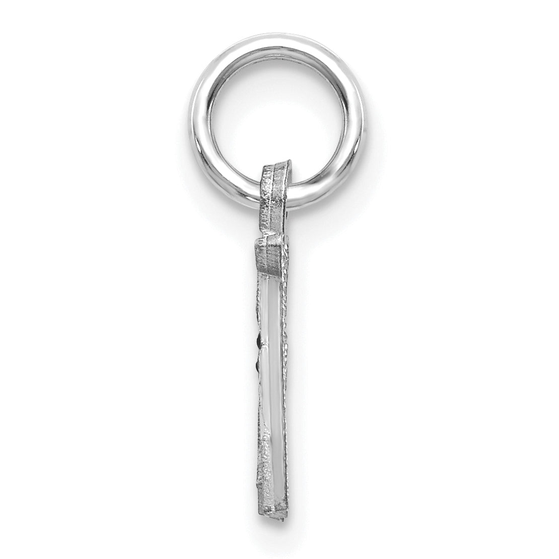14KW Diamond-cut Letter A Initial Charm Secondary image