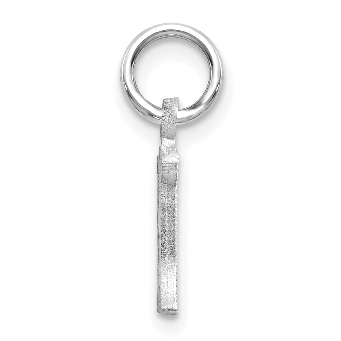 14KW Diamond-cut Letter H Initial Charm