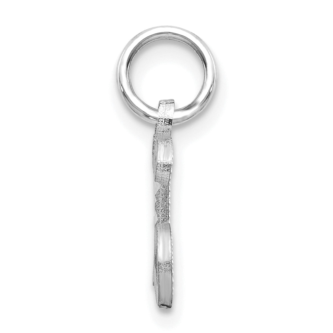 14KW Diamond-cut Letter L Initial Charm Secondary image