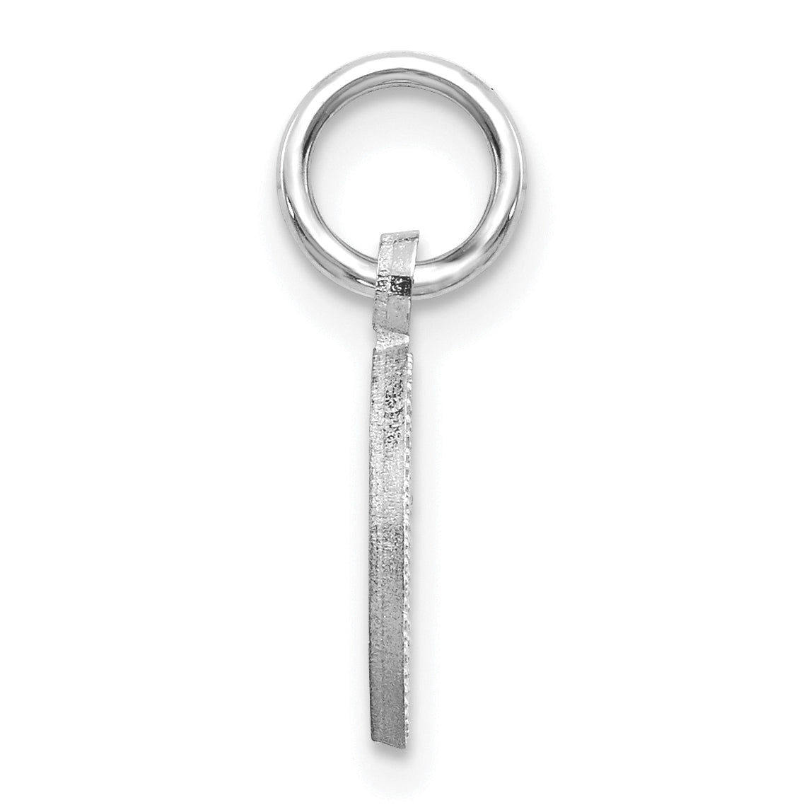14KW Diamond-cut Letter O Initial Charm Secondary image