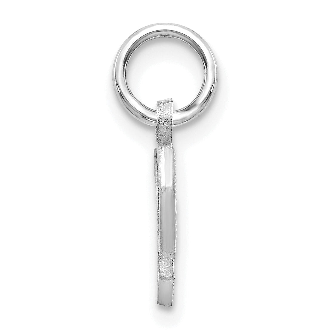 14KW Diamond-cut Letter P Initial Charm Secondary image
