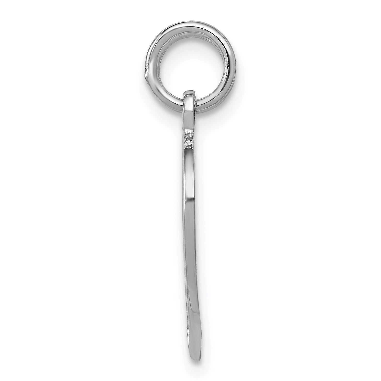 14K White Gold BEST FRIEND Break-apart Charm Secondary image