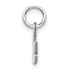 14K White Gold Satin NANA Charm