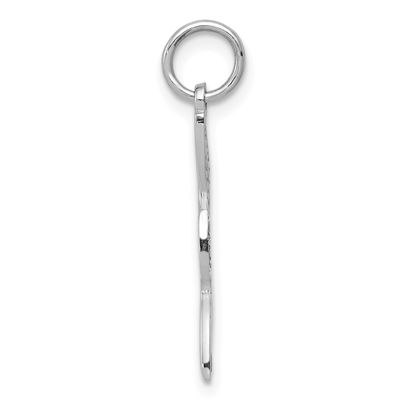 14K White Gold Dove Charm Secondary image