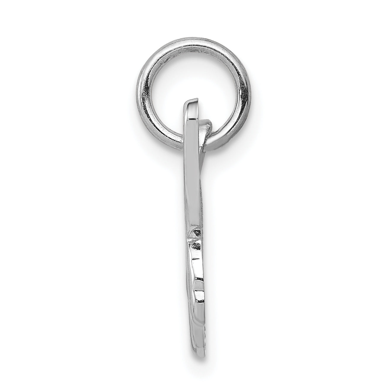 14K White Gold Butterfly Charm Secondary image