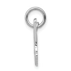 14K White Gold Butterfly Charm