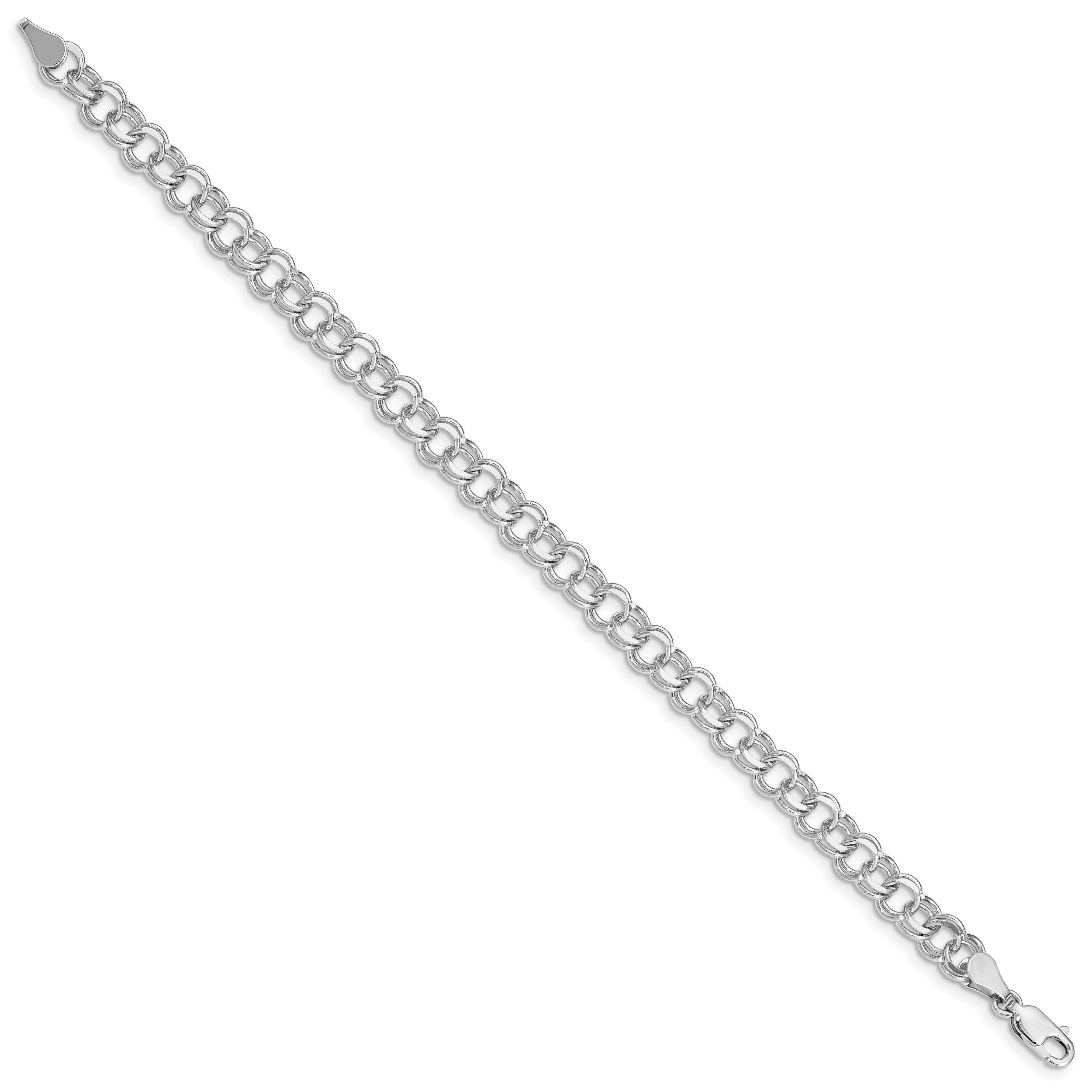 14KW Double Link Charm Bracelet Secondary image