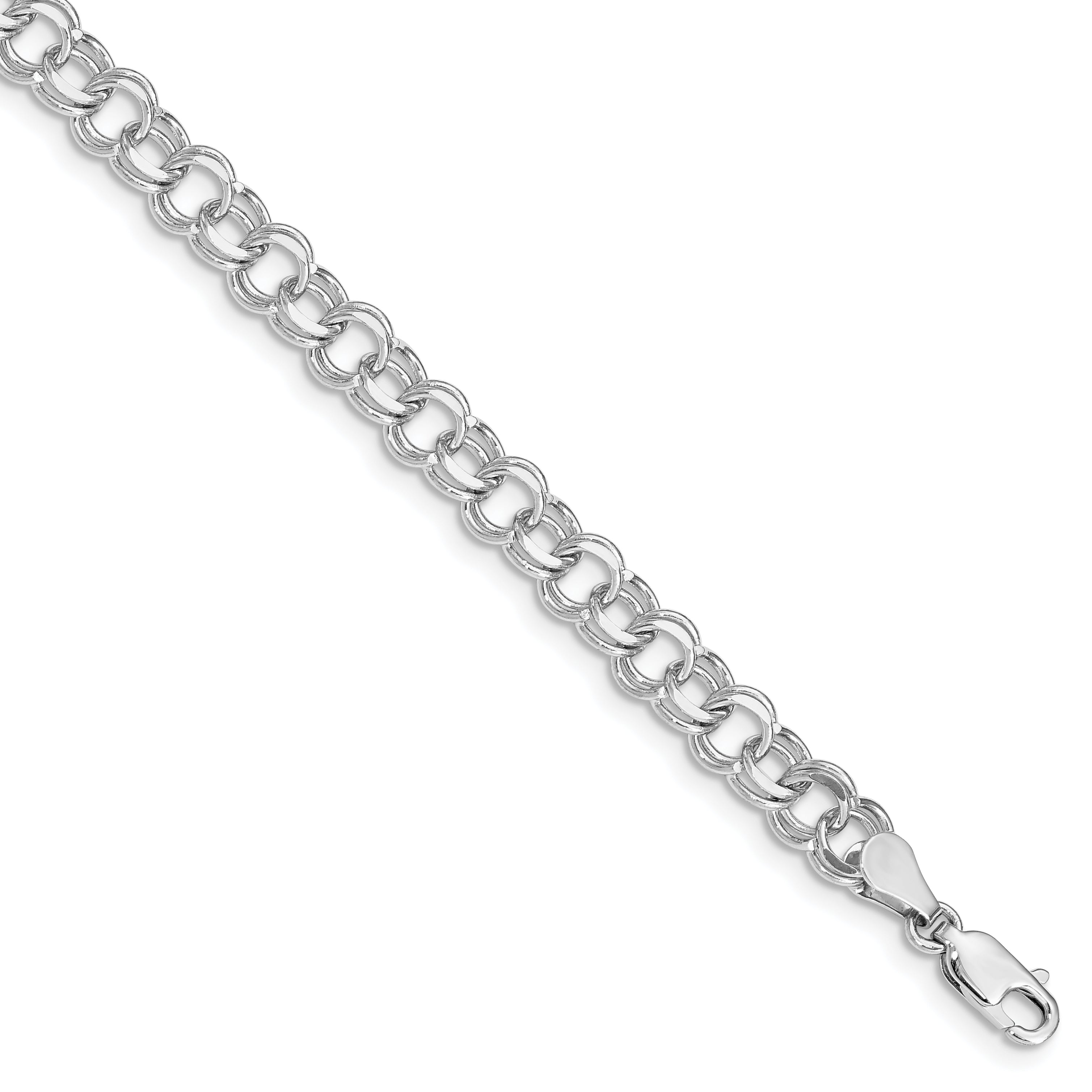 14KW Double Link Charm Bracelet Main image