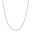 14K WG .9mm Box Chain