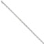 14k White Gold 4.2mm Hand-polished Fancy Link Bracelet