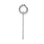 14Kw Medium Satin Number 6 Charm