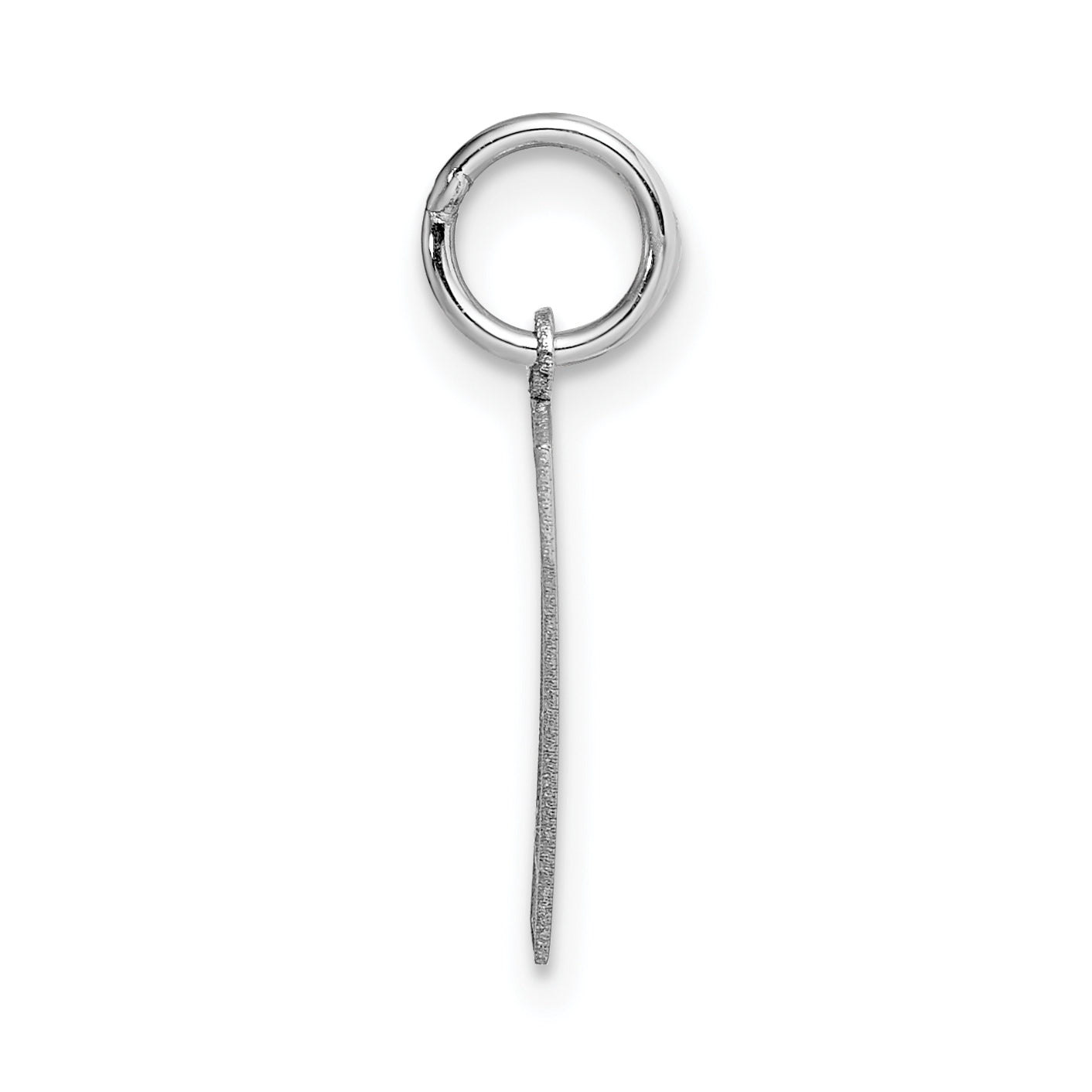 14Kw Medium Satin Number 7 Charm