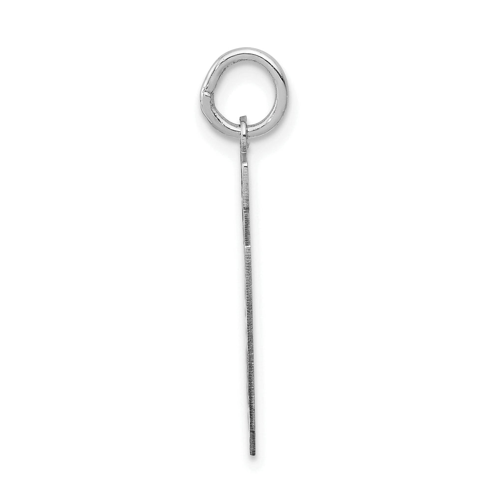 14K WG Medium Satin Number 39 Charm