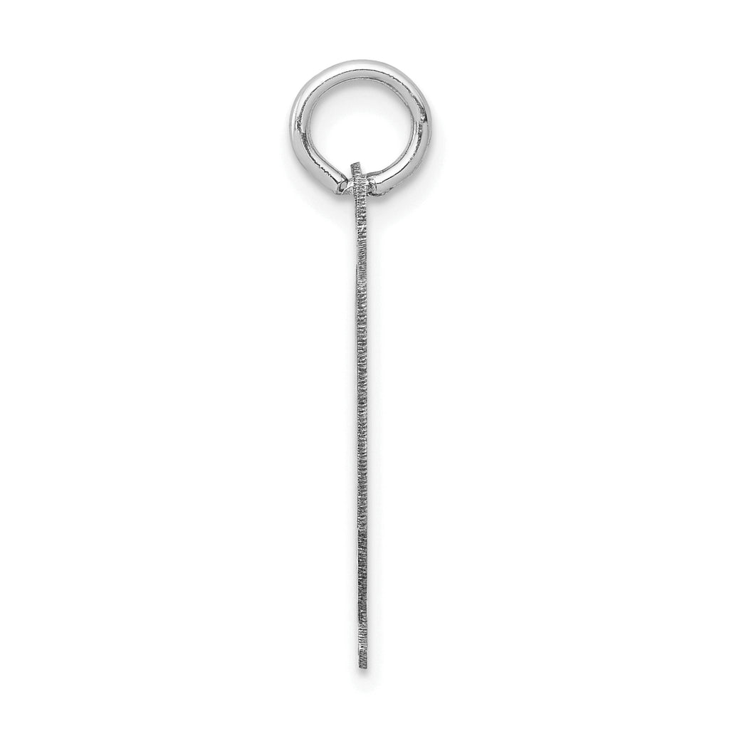 14K WG Medium Satin Number 40 Charm