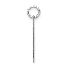 14K WG Medium Satin Number 40 Charm