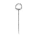 14K WG Medium Satin Number 81 Charm