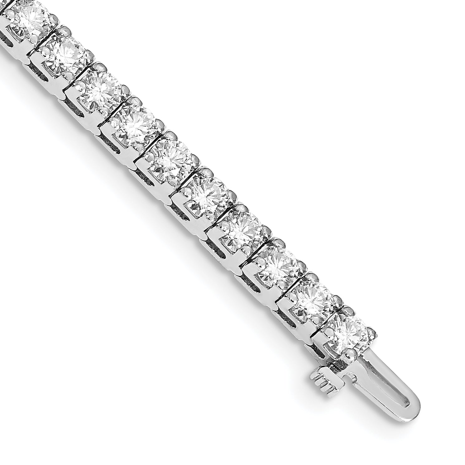 14k White Gold AA Diamond Tennis Bracelet Main image