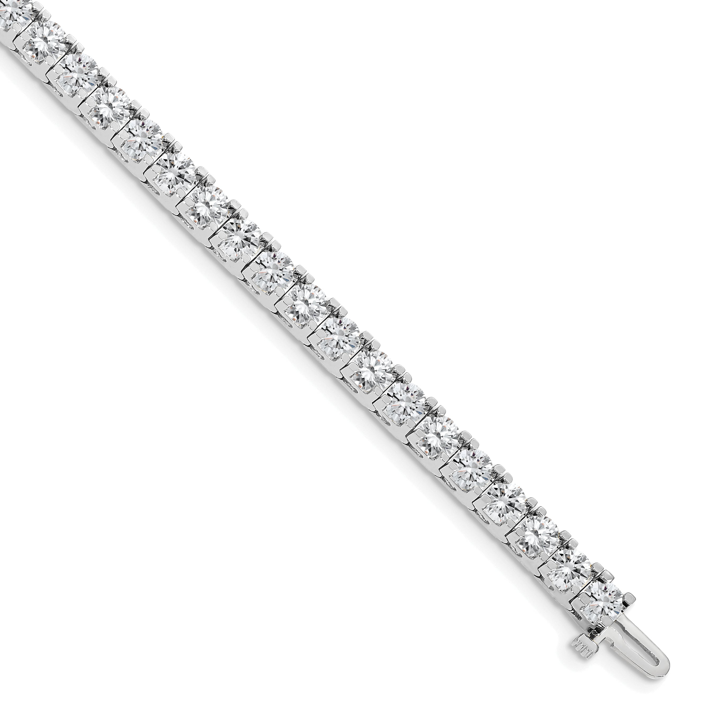 14k White Gold AA Diamond Tennis Bracelet Main image