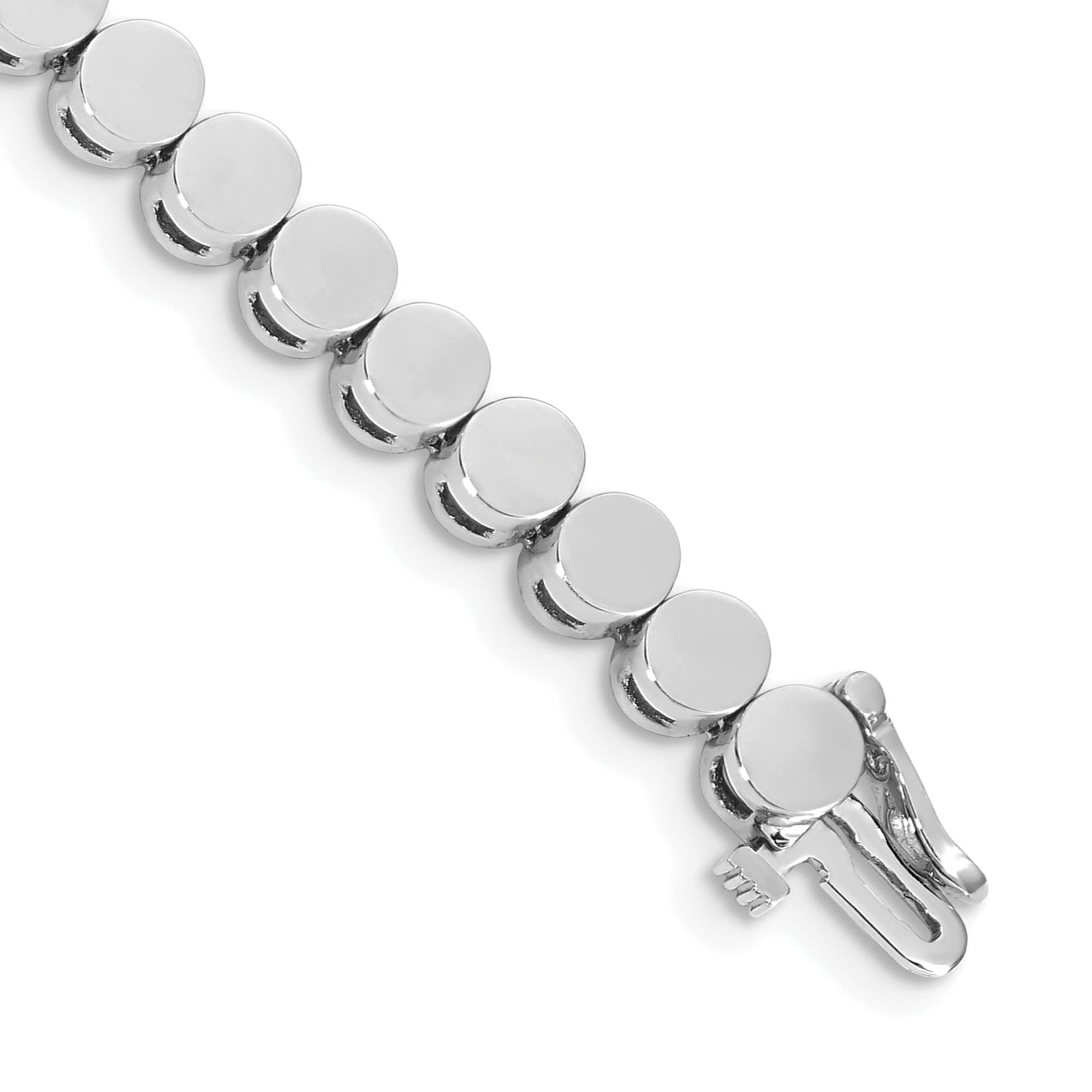 14k WG Holds 32 Stones up to 4mm, Add-A-Diamond Bracelet Main image